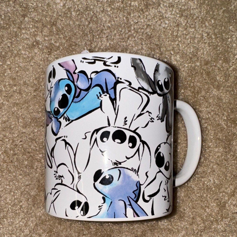 Disney Blue and Black Stitch Mug, NEW
